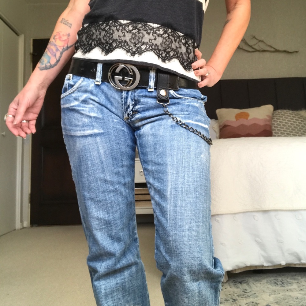 Gucci retro 90’s fit jeans! Italian 40